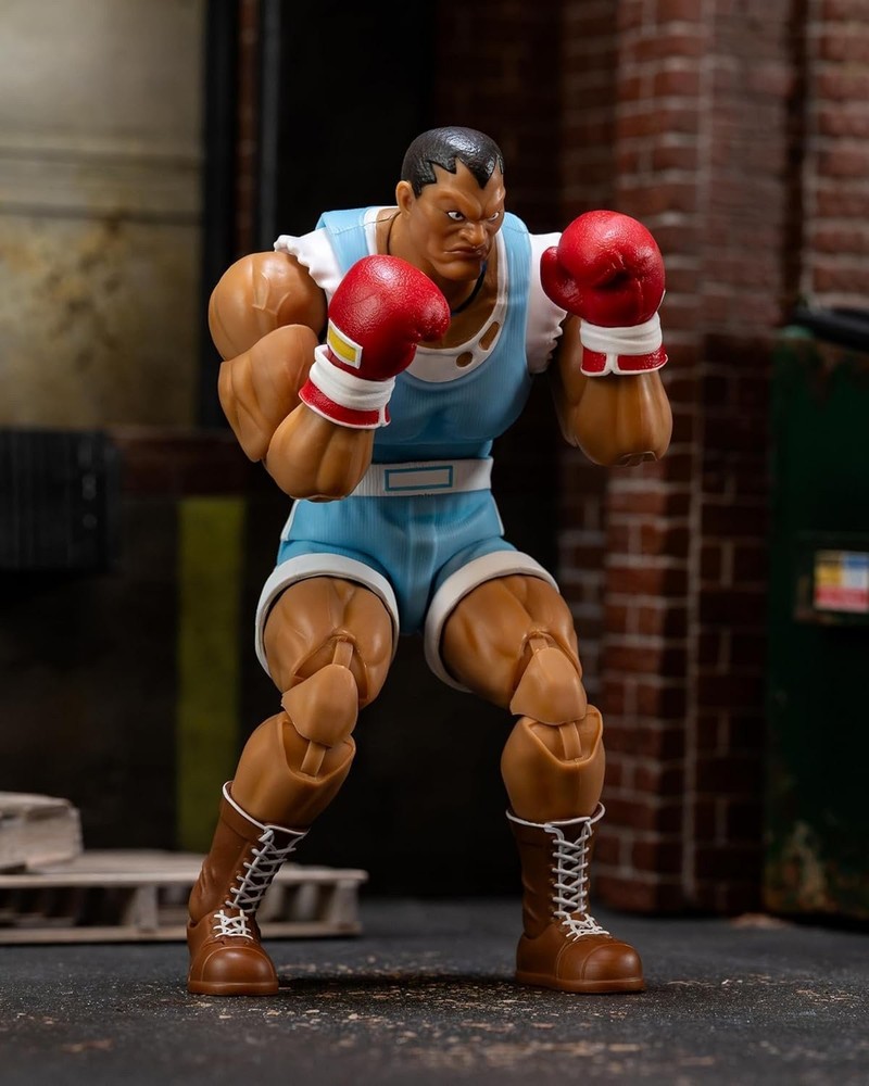 Jada Toys Street Fighter II Balrog Action Figure 1:12 Deluxe Scale 6″ Tall,…