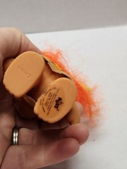 Vintage Russ Troll Doll Orange Hair Brown Skin Tribal Outfit