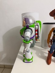 Toy Story Thinkway Toys Buzz Lightyear and Woody, Stand included
