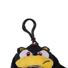 Sonic The Hedgehog Key Ring Plush Shadow Design Clip on Hook Keychain