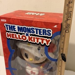 Pop Mart THE MONSTERS HELLO KITTY Vinyl Plush Doll Labubu NIB SEALED