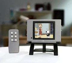 Tiny TV Classics Family Guy Edition Real Working Mini Television New NO BATTERY