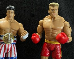 ROCKY vs DRAGO • RUSSIA FIGHT • ROCKY IV JAKKS FIGURES