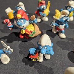 Vintage ASSORTED Lot of 11 Smurfs Peyo Schleich PVC Figures West Germany