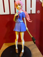 17cm Mirai Nikki Gasai Yuno Standing Pose Anime PVC Figure Desktop Collectible