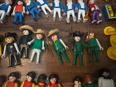VTG Lot Play Mobile Figurines, Cowboys, Circus, Animal Figurines & Accessories