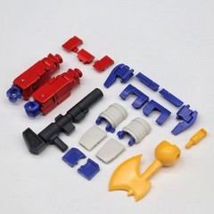 3D Printed Red & Blue Replacement Parts Upgrade Kit for SS Series Action Figure