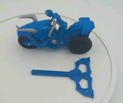 Power Rangers Dino Fury Rip N Go Tricera Battle Rider – Used
