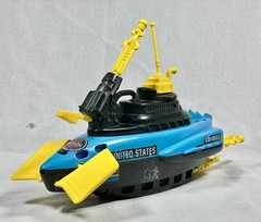 1992 G.I.Joe Barracuda Submarine Loose Complete No Blueprints