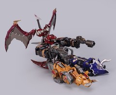 Pre-Sale New Explosion Model ZL-01 Megazord Action Figure Combined Toy 25cm