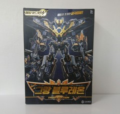 Metal Cardbot W Grand Blue Leon Dark Edition Blaion Bluecop Transforming Robot
