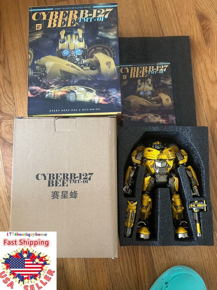New box Transformer Movie TMT-01 alloy Autobot Bumblebee Cybertron Ver 8.27″ USA