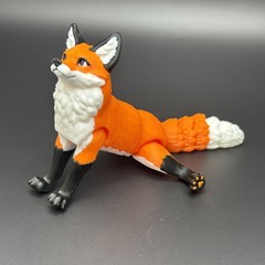 12cm Fox Posable Eco-friendly Safe Precision-printed Gift Toy 3DPrinted Ordinary