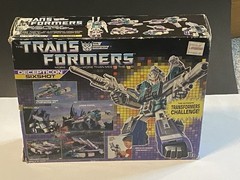 SIXSHOT TRANSFORMERS G1 Sixshot Decepticon Complete With Box And Foam