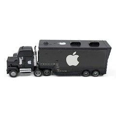 2 PACK Disney Pixar CarBlack Apple Mack Hauler Truck+NO.84 Car Diecast Xmas Toys