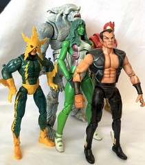 13 Marvel Legends Lot Sasquatch Wendigo Warlock Namor Rouge Iron Man Mandarin