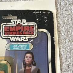 Star Wars ESB Leia Organa Bespin Gown 32 back 1980 Kenner action figure