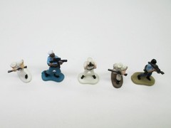 Micro Machines Military Troops Navy Sailor Infantry Soldiers Figures – Lot of 5