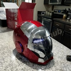 US AUTOKING Iron Man MK5 1:1 Helmet Wearable Voice-controlled Mask Cosplay Prop