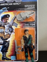 GI Joe Vintage Dial-Tone MOC Action Figure Recarded