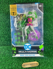 McFarlane Toys Robin Dick Grayson Jokerized Gold Label 7″ Figure Exclusive NEW