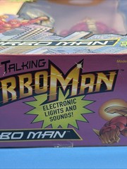 Vintage Tiger Electronics 13 1/2in Talking Turbo Man Action Figure NEW UNOPENED