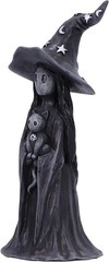 Nemesis Now Little Souls – Glimmer Figurine 12cm, Resin, Black, Witch Ghost with