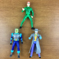1990’s Batman Action Figure Lot Harley Quinn Poison Ivy Robin Joker Mr. Freeze