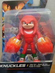 Sonic the Hedgehog 3 Movie Fire Fist Knuckles Figure In Stock Jakks Pacific 2025