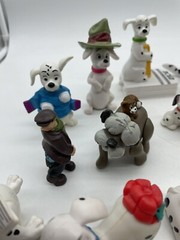 Disney 101 Dalmatian Cruella Figures Dogs Dalmatians Lot Of 17 Figures