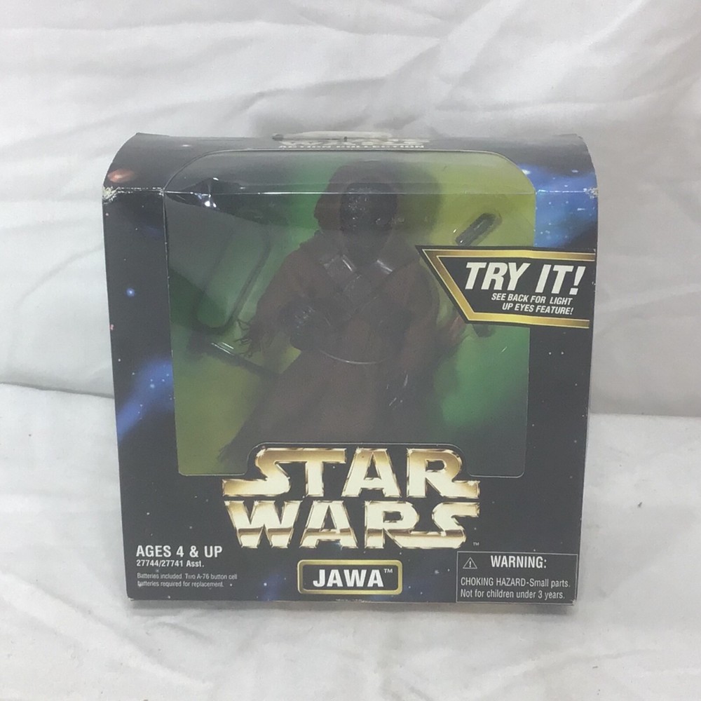 1997 Star Wars Power of the Force POTF Jawa Figure Light Up Eyes NEW Boxed Works