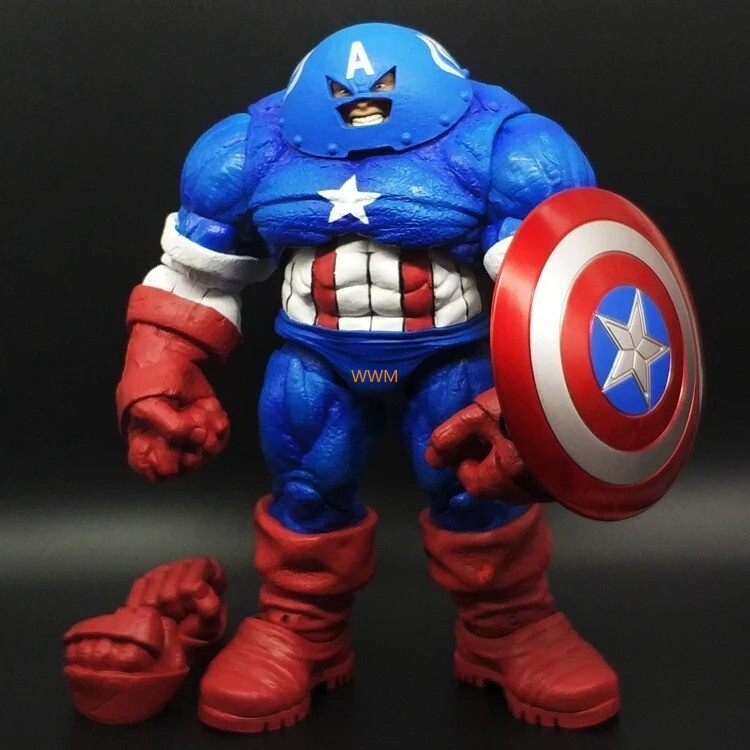 X-Men Juggernaut Captain America Superhero Action Figure Collectible Model Toy