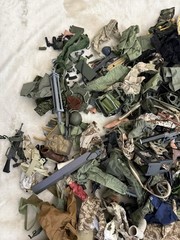 Massive 18lb GI Joe, Formative INTL, 21st Century Toys Lot Uniforms Guns Helmet