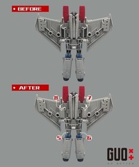 Gobetter studio GB-1170 upgrade kits for SS86 Starscream,in stock