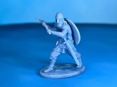 Action Figures. Resin soldiers Viking 40mm miniature of a warrior of the north