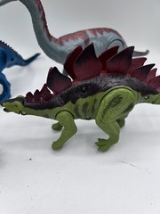Kid Galaxy Dinosaurs Lot of 5 TRex Triceratops Stegosaurus Dilophosaurus