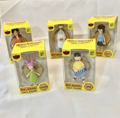 Bob’s Burgers FOX CultureFly Figures – Bob Linda Louise Gene Tina NIB SET OF 5