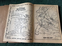 1986 Vintage Masters Of The Universe MOTU Coloring Book Golden *Read*