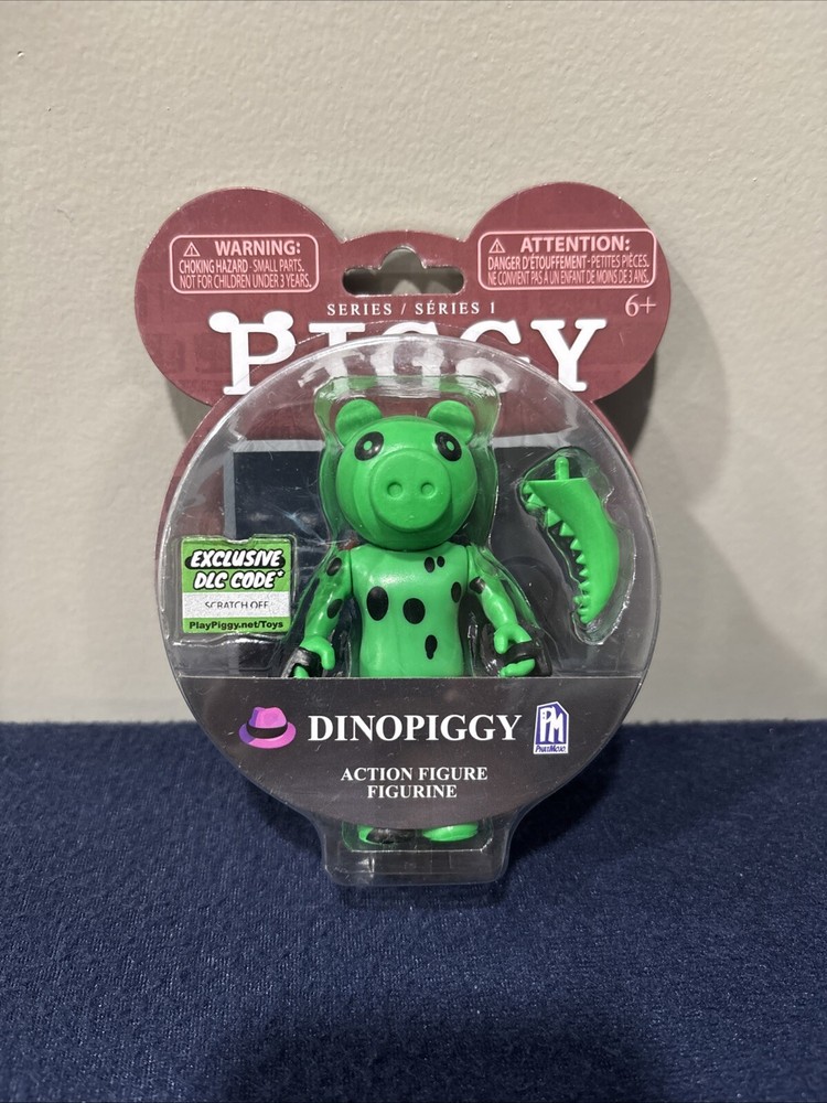 Roblox PIGGY Series 1 Dinopiggy 3.5″ Figure w/ Exclusive DLC Code Scratch-Off