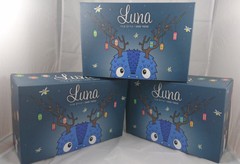 Luna 3 colorway lot 6.5-inch vinyl figure by The Bots Blue Pink Gray Urban daily