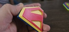 Superman 2025 logo Wall Magnet 3 inch Decor