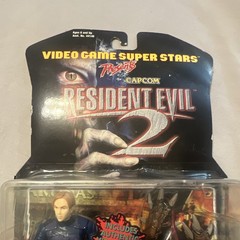 Toy Biz Video Game Super Stars Resident Evil 2 Leon Kennedy & Licker Set Gun