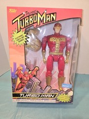 Talking Turbo Man Action Figure – 13.5” Jingle All the Way Collector’s Edition
