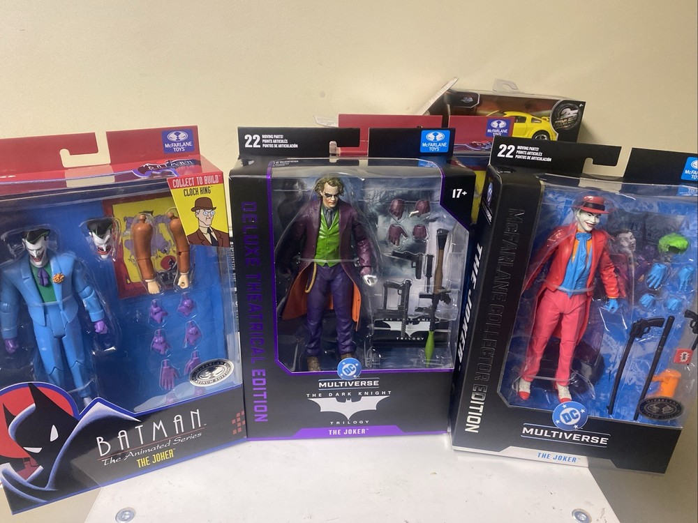 DC McFarlane Multiverse 2 Platinum Edition Jokers 1 Theatrical Joker