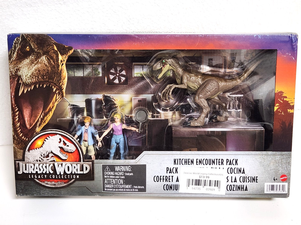 Jurassic World Legacy Collection Kitchen Encounter Target Exclusive *Box Damage*