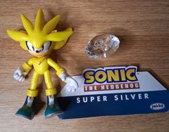 Sonic the Hedgehog SUPER SILVER 4″ Figure Emerald Jakks Pacific