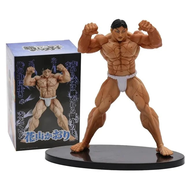Baki Grappler Kaoru Hanayama Figure Anime Statue Collect Model Toy Fight Doll