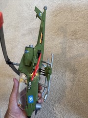 Vintage 1993 GI JOE Street Fighter Heli-Fighter (Dragonfly) Helicopter w/ Guile