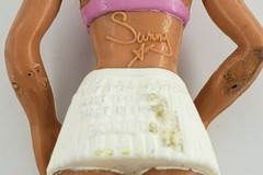 VINTAGE Sunny Tammy Lynn WWF WWE 1996 Bend-Ems Action Figure Just Toys