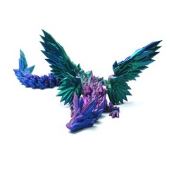 7.1inch 3D Printed Pterosaur Model,Articulated Animals figure,Toys Home Decor